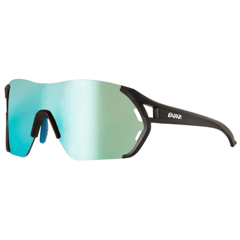 Lunettes de Golf de Soleil Veleta EASSUN, CAT 2, Lentille Rouge et Monture Noir Mat