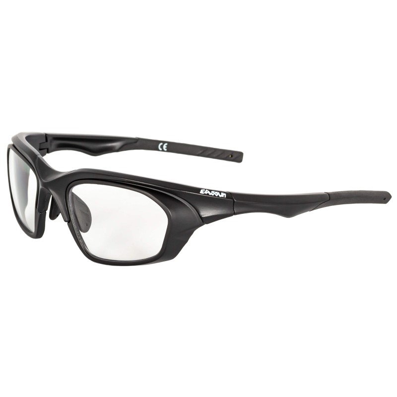 Gafas Deportivas GraduadasFit RX EASSUN con Montura Blanca Brillante y Aros Negros
