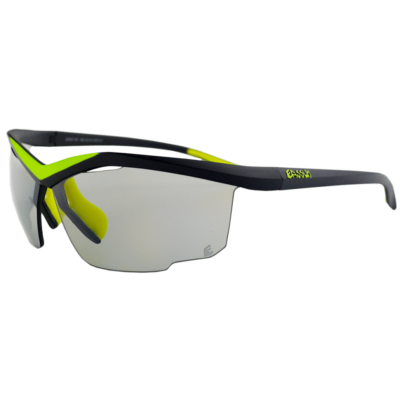 Spirit PH EASSUN Running Sunglasses, Photochromic with Black and Yellow Fluor Frame