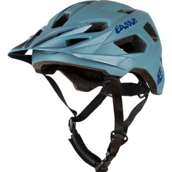 Blue MTB Bonaigua EASSUN Helmet, with Visor, Ultra-Light-Weight and Ventilated