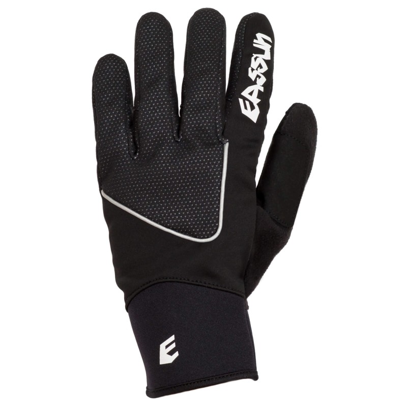 Gants de Cyclisme Long Frozen Polar EASSUN, Windstopper et Antidérapants, Noire et Blanche