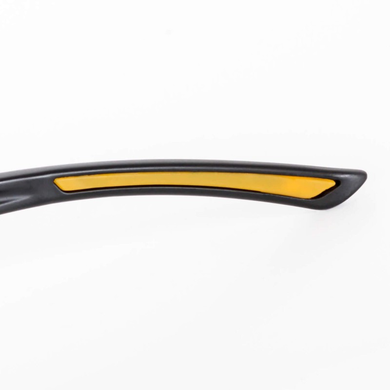 Temple of Cycling Sunglasses Paradiso EASSUN, CAT 2 Solar Lens with Matte Black Frame and Red REVO Lens