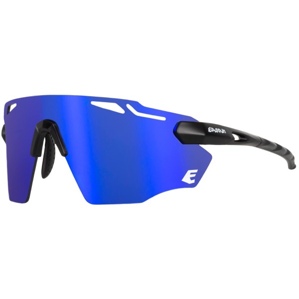 Running Sunglasses Fartlek EASSUN, Blue REVO and Solar CAT 3 Lens and Matt Black Frame
