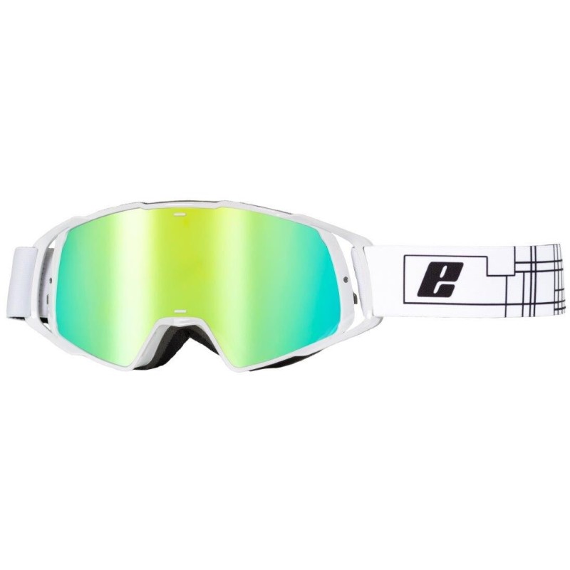 Wolf EASSUN Ski-/Snowbrille für Erwachsene, Solar CAT 2 oder 3 und Anti-Beschlag, Weiß und Blau
