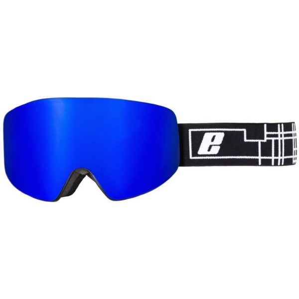 Adult Ski/Snow Goggles Xenon EASSUN, CAT 2 Solar with Blue REVO Lens and Black Frame