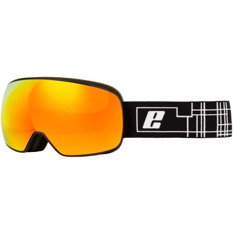 Cortina EASSUN Ski/Snow Goggle für Erwachsene, CAT 2 Solar, Leicht und Beschlagfrei, Schwarz und Rot
