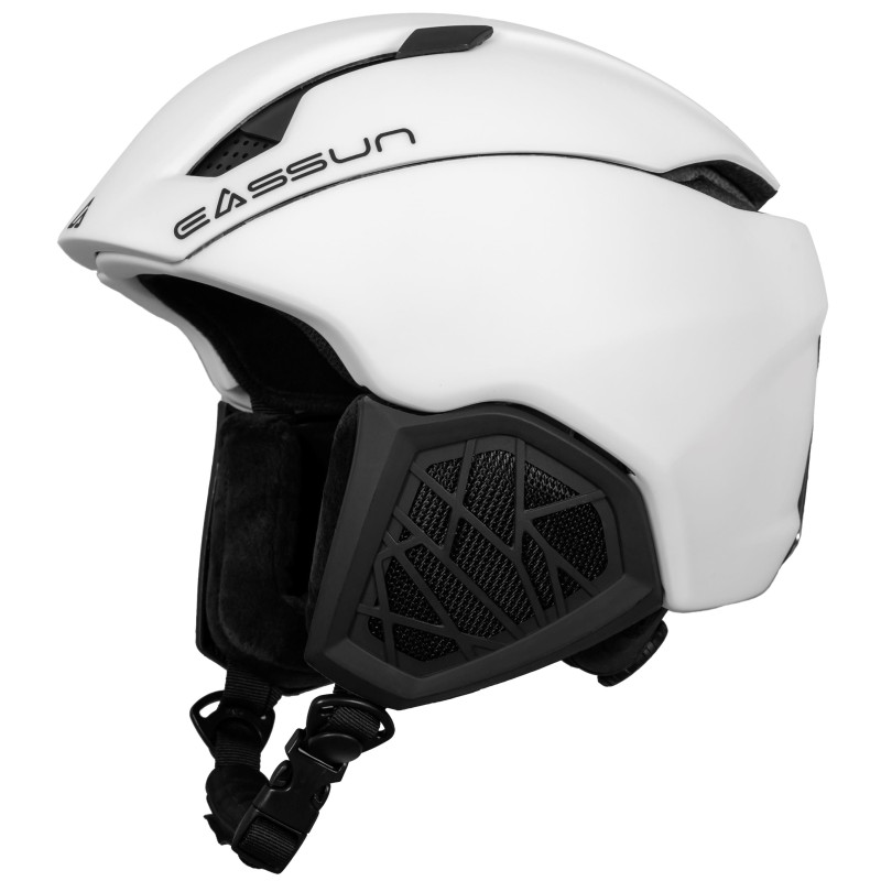 Casco de Esquí/Snow para Adulto Powder II EASSUN, Blanco Mate