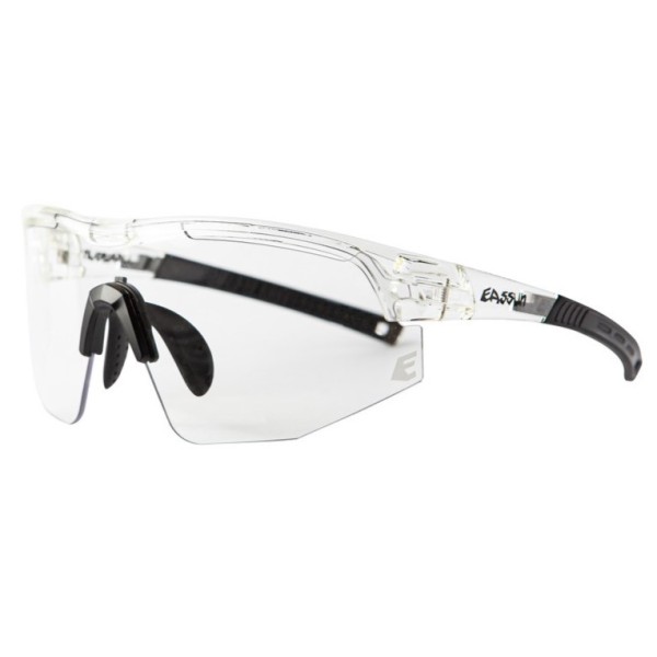 Lunettes de Soleil de Running Sprint EASSUN, Photochromiques et Réglables avec Système de Ventilation, Blanche Monture