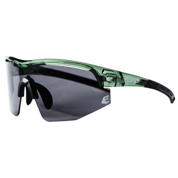Gafas de Sol Deportivas de Running Sprint EASSUN con Lente Roja REVO y Solar CAT 3, Montura Negra Brillante Ajustable 2
