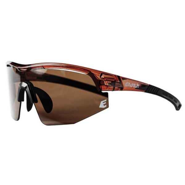 Sprint EASSUN Sunglasses with Red REVO CAT 3 Solar Lens and Shinny Black Frame, Adjustable