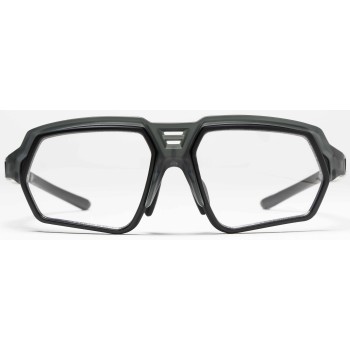 Gafas Deportivas Graduadas Summit RX EASSUN, Ajustables y Ligeras, Montura Gris Oscuro y Aros Negros