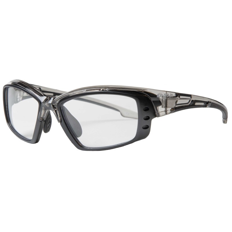 Gafas de Ciclismo y Running PRO RX. Montura Gris Claro y Aros Negros