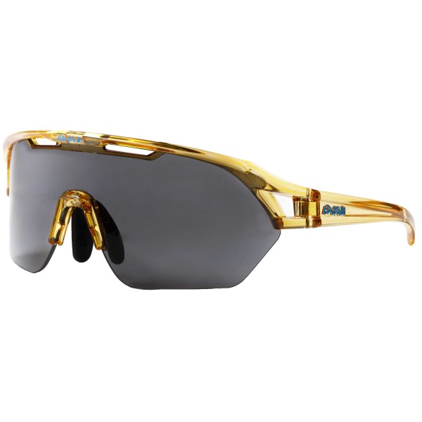 Lunettes de Soleil de Cyclisme et Running Glen EASSUN, CAT 3, Monture Orange et Verres Gris Fumé