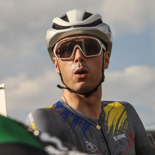 Cycling Sunglasses Paradiso EASSUN, Photochromic with White Frame