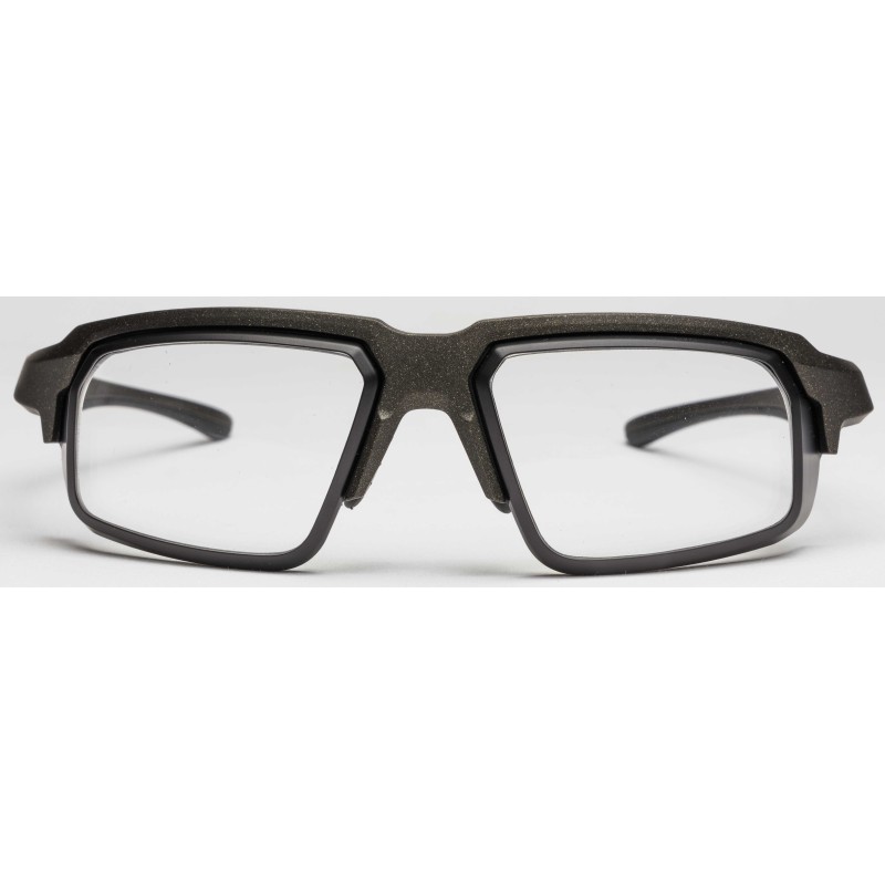 Sports Glasses Hit RX EASSUN Adjustable and Graduable, Clear Grey Frame and Black Rims