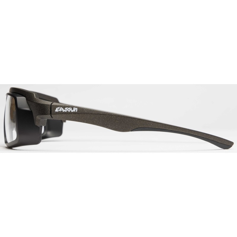 Sports Glasses Hit RX EASSUN Adjustable and Graduable, Mettallic Brown Frame  and Black Rims