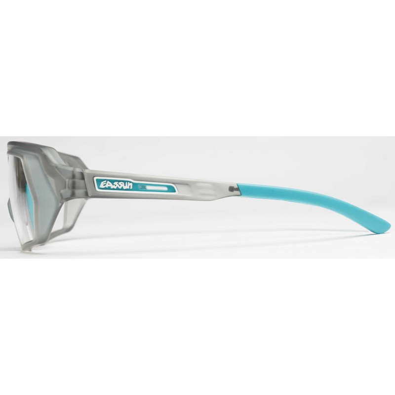 Summit RX EASSUN Sports Glasses, Light Clear Grey Rims and Frame