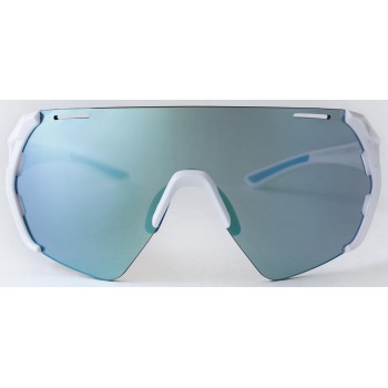 Gafas de Sol Deportivas Veleta Sport EASSUN, Solares CAT 3, con Lente Azul REVO y Montura Blanco Mate 2