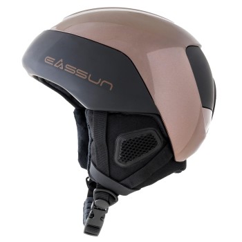 Adult Ski/Snow Helmet Beret EASSUN, Gold and White 2