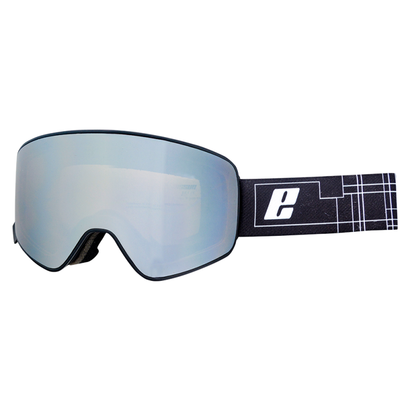 Magnetic Ski/Snow Goggle für Erwachsene, CAT 3 Solar mit Aaustauschbaren Gläsern, Schwarz und Rot