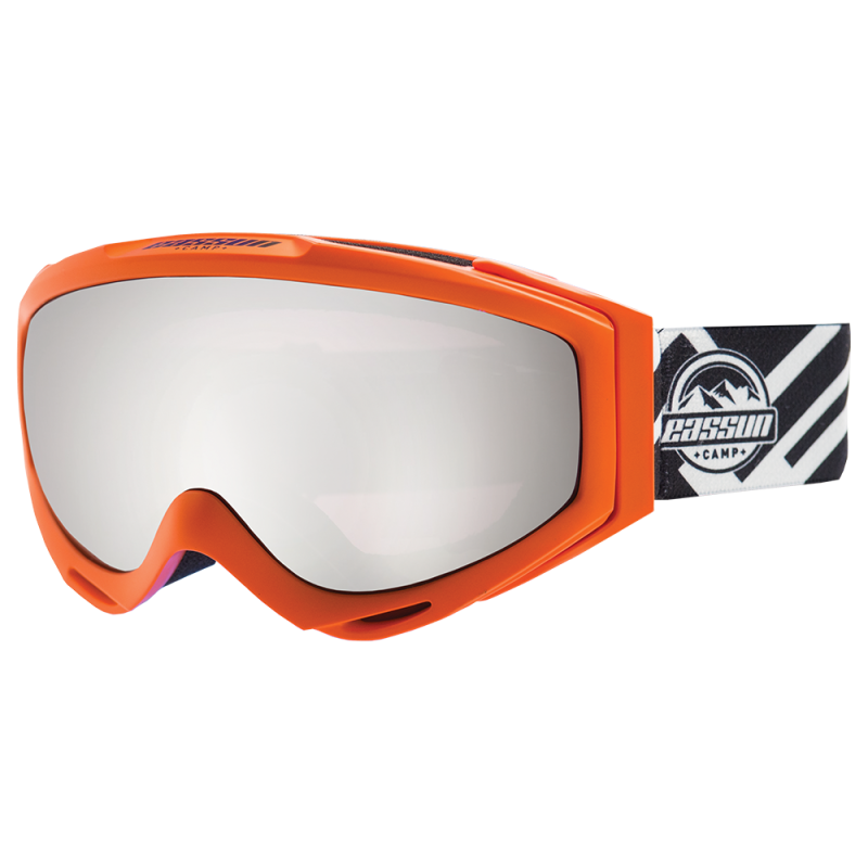 Camp EASSUN Kinder Ski-/Snowbrille, Solar CAT 3 und Verstellbar, Schwarz