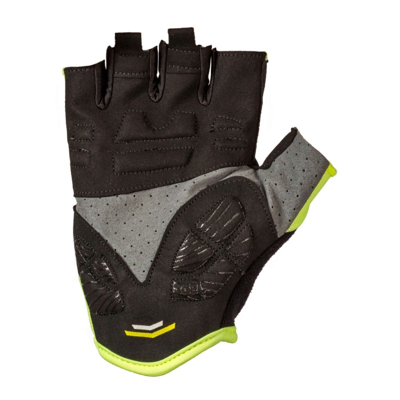 Yellow Sport Gel G10 EASSUN Short Gloves for MTB Cycling, Breathable and Adjustable