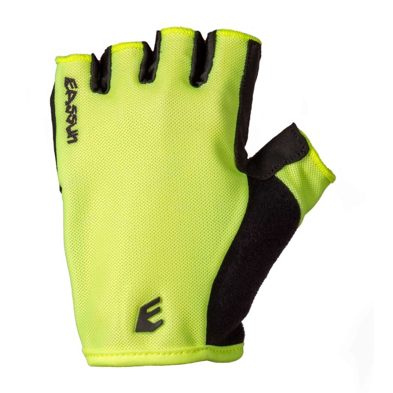 MTB Sport Gel G10 EASSUN Radfahren Kurze Handschuhe, Atmungsaktiv und Verstellbar, Weiß