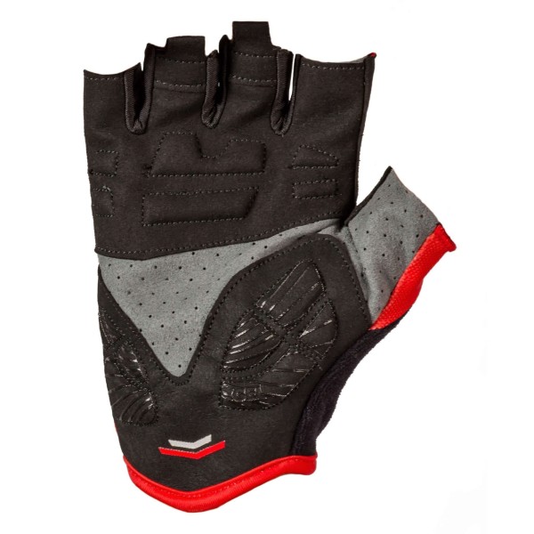 Gants Courts de Cyclisme VTT Sport Gel G10 EASSUN, Respirant et Ajustable, Rouge