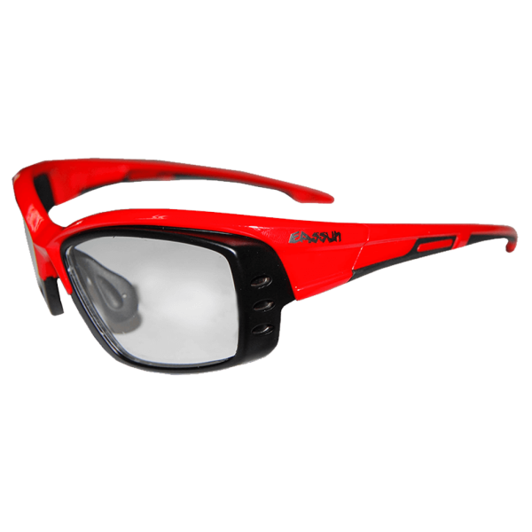 Cycling and Running Pro RX EASSUN Prescription Lenses with Shiny Red Frame