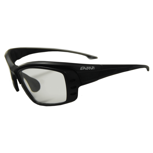 Pro RX EASSUN Radfahr- und Laufbrille und Brille, Glänzend Schwarz