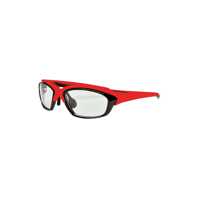 Cycling and Running RX Sport EASSUN Prescription Lenses with Shiny Red Frame