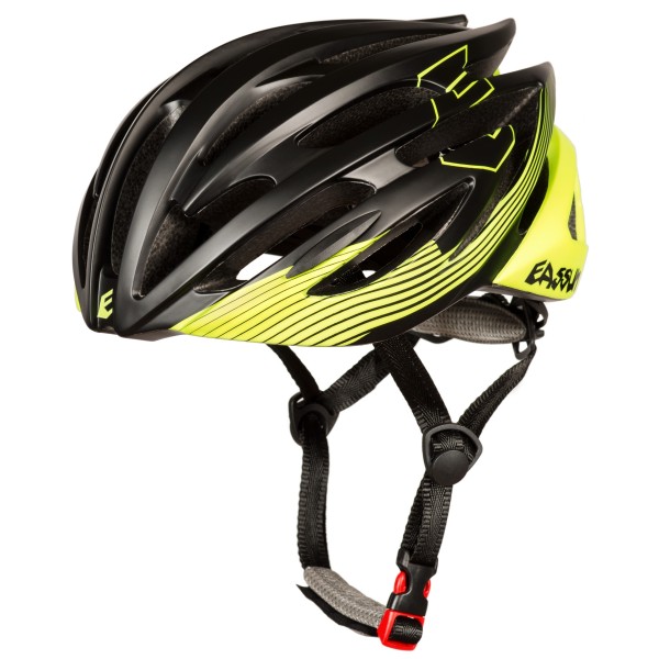 Cycling Marmolada EASSUN Helmet, Black and Yellow Fluor