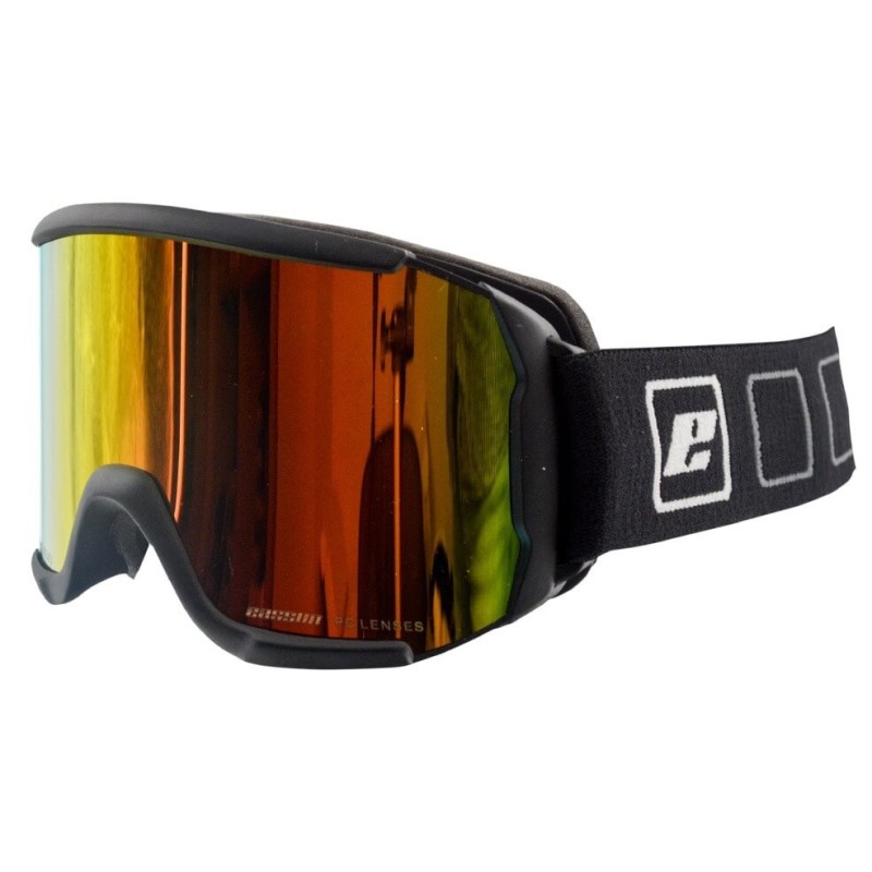 Kids' Ski/Snow Goggles Whistler EASSUN, Red Fire REVO and Solar CAT 3 Lens and Matt White Frame