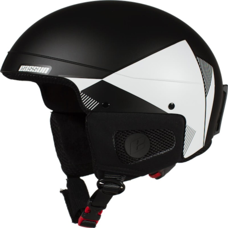 Casque de Ski/Snow pour Adulte Logo V EASSUN, Unisexe et Confortable, Noire et Bleu