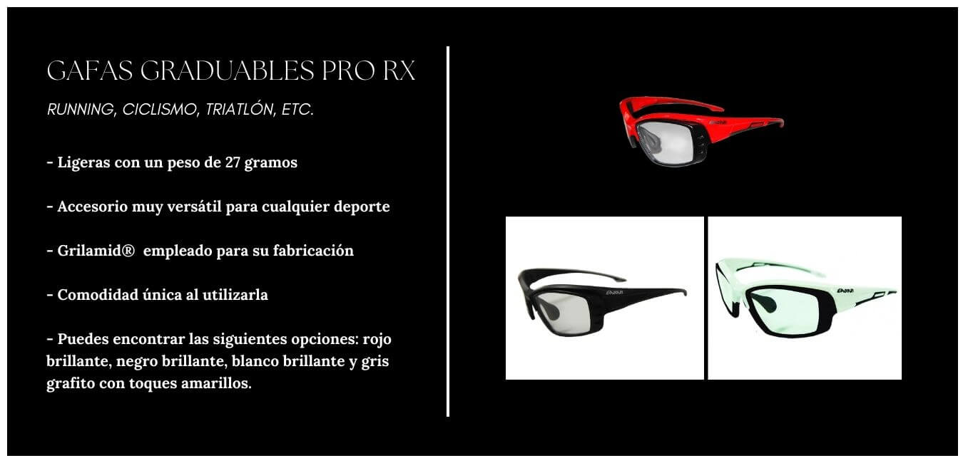 Gafas Deportivas Graduables Pro RX EASSUN 2022