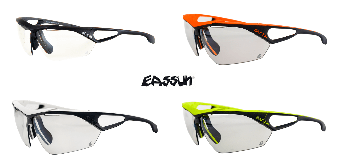 Gafas de Running y Ciclismo Monster EASSUN, Amarillo Flúor, Naranja, Roja, Negra y Blanca