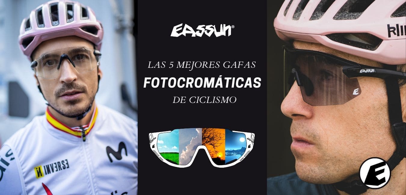 Gafas de Ciclismo Paradiso EASSUN, Solares CAT 3, Antideslizantes